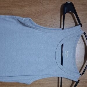 No Boundaries Light Gray Tank Top